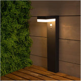 Solar Garden Stake Light - with Motion Sensor, Stainless Steel