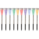 Solar Garden Stake Lights - Multicolours, Set of 10