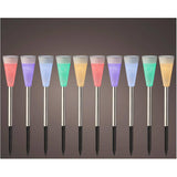 Solar Garden Stake Lights - Multicolours, Set of 10