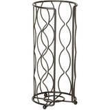 Wave Design Toilet Tissue Holder - Black