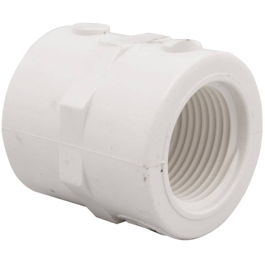 Schedule 40 3/4" FPT x FPT PVC Coupling