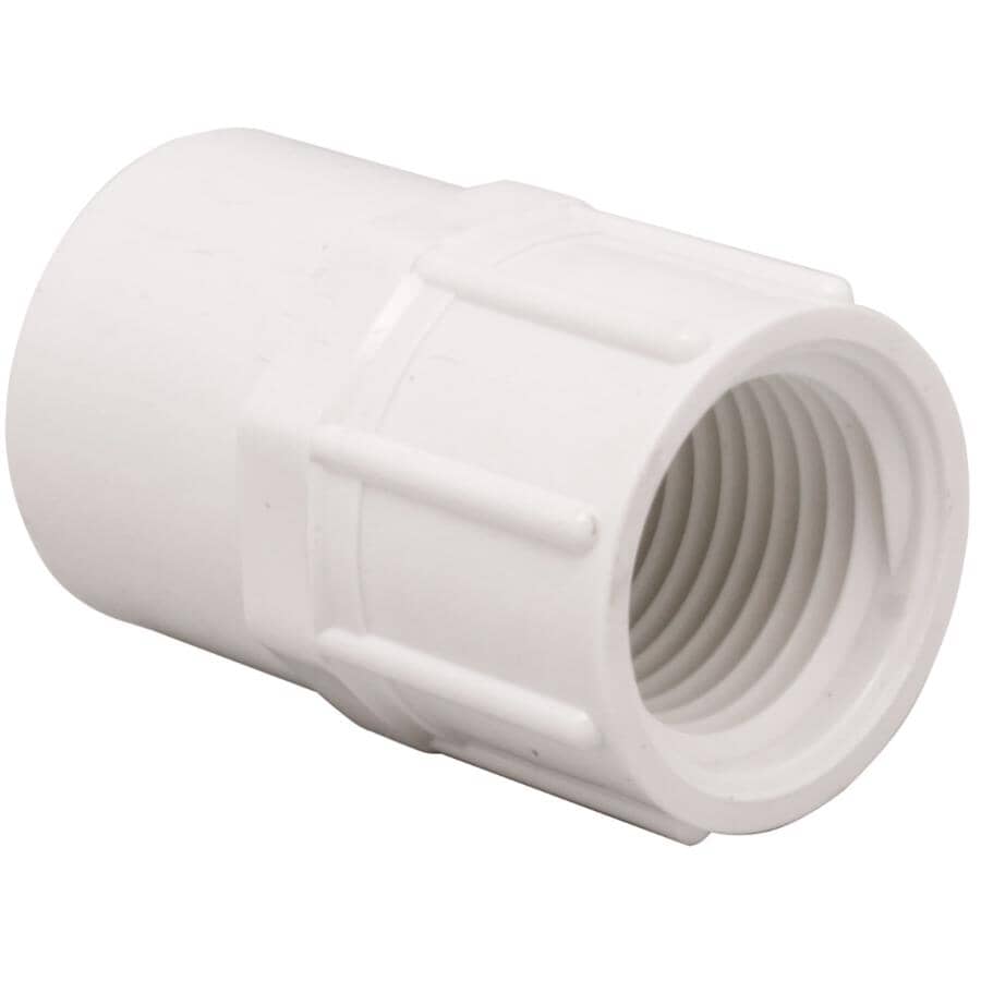 Schedule 40 3/4" Slip x 3/4" FPT PVC Adapter