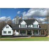 2-1/2" x 2-1/2" x 10' Black Low-Gloss Aluminum Gutter Downpipe