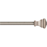 66" - 120" Pewter Milton Curtain Rod Set