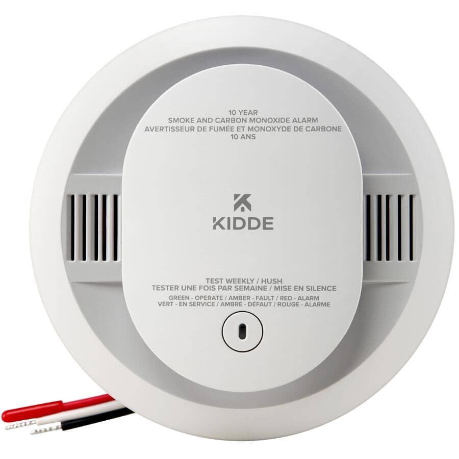 Hardwired Smoke & Carbon Monoxide Detector with Worry Free 10 Year Backup Battery - Voice Warning