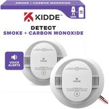 Hardwired Smoke & Carbon Monoxide Detector with Worry Free 10 Year Backup Battery - Voice Warning