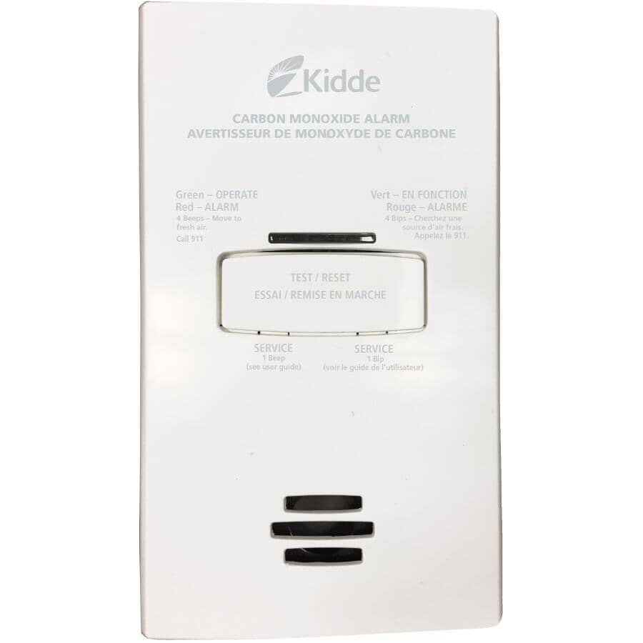 Plug-In Carbon Monoxide Detector, with Battery Back-Up