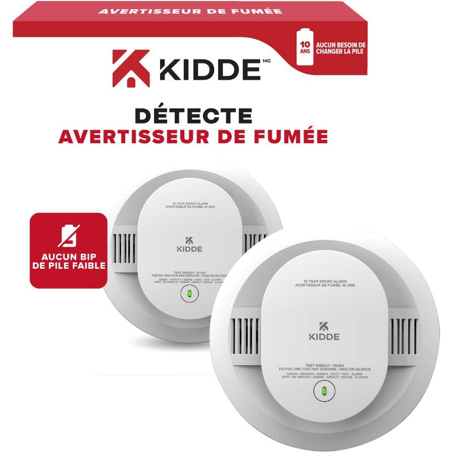 Smoke Detector with Worry Free 10 Year Battery