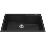 31"x 20" Single Drop-In Kitchen Sink Plumbing Fixture Basin Granite Workstation