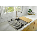 31"x 22" Single Drop-In Kitchen Sink - with Accessories, Stainless Steel