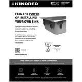 31"x 22" Single Drop-In Kitchen Sink - with Accessories, Stainless Steel