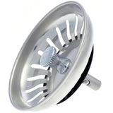 Sink Basket Strainer with Ball Lock for Kindred Sinks, Stainless Steel