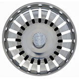 Sink Basket Strainer with Ball Lock for Kindred Sinks, Stainless Steel