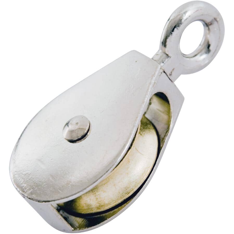 1" Fixed Eye Sheave Single Pulley - Zinc