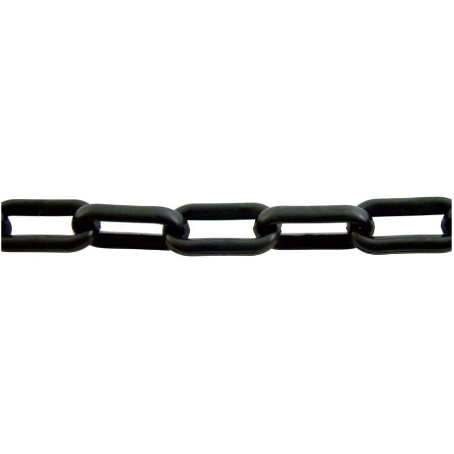 1' x 2" Plastic Chain - Black