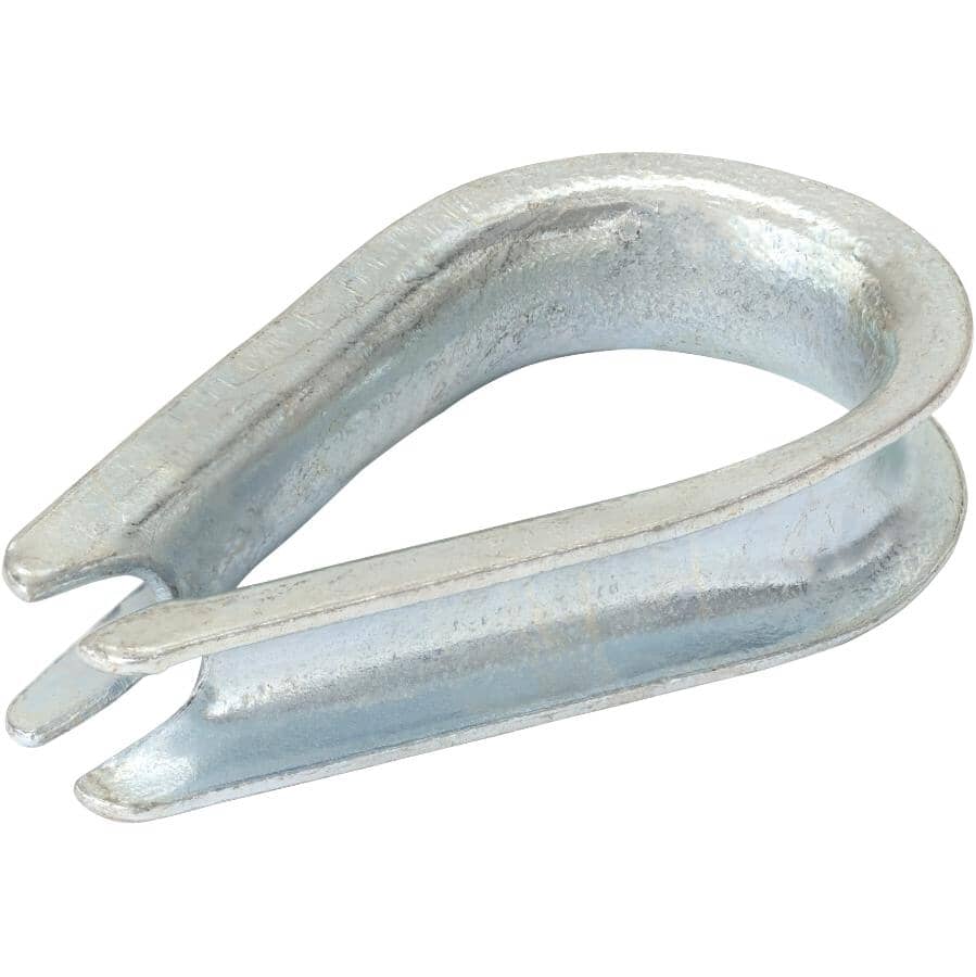 1/4" Wire Rope Thimble - Zinc