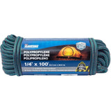 1/4" x 100' Diamond Braid Polypropylene Rope