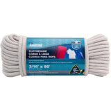 3/16" x 50'  Polyester Cotton Diamond Braid Clothesline Cord