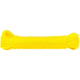 3/16" x 50' Yellow Twisted Polypropylene Rope