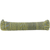 5/32" x 100' Yellow/Black Hollow Core Polypropylene Rope