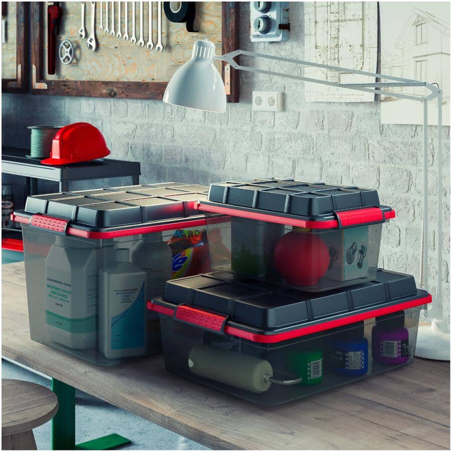 17L Black Latchpro Storage Box