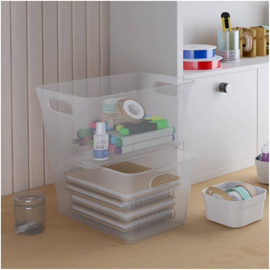 5.5L Clear Storage Basket