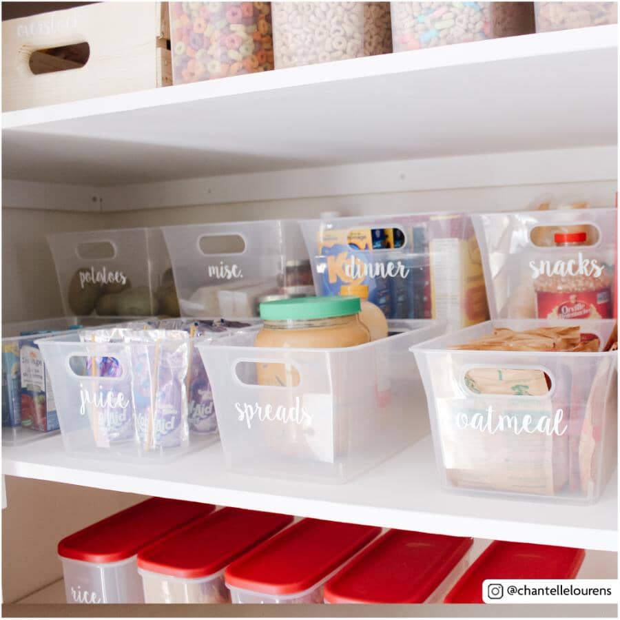 5.5L Clear Storage Basket