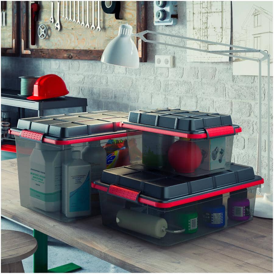 Latchpro Storage Box - Black, 36.5L