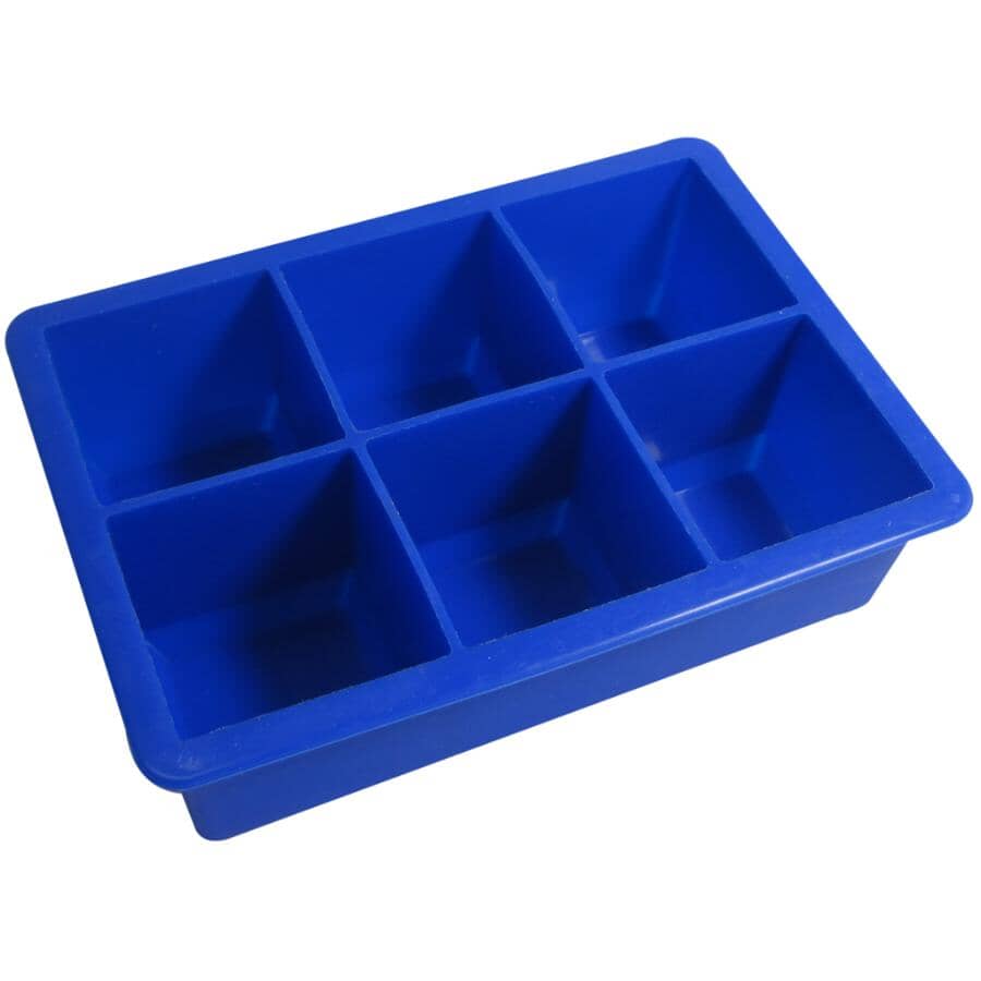 Silicone Jumbo Ice Cube Tray - Blue