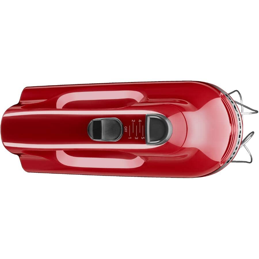 Ultra Power 5-Speed Hand Mixer - Empire Red, 60W