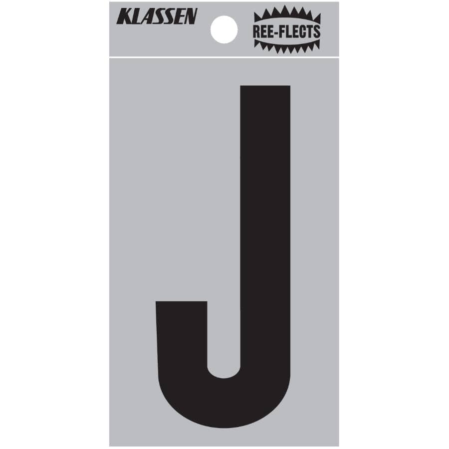 3" Ree-Flects 'J' House Letter