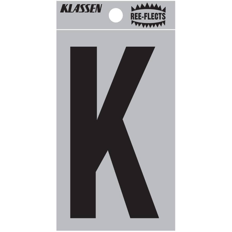 3" Ree-Flects 'K' House Letter