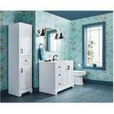 36" W x 22" D Soho Vanity with Quartz Stone Top - White