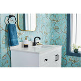 36" W x 22" D Soho Vanity with Quartz Stone Top - White