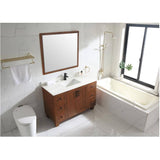 48" W x 22" D Madera Vanity with Quartz Stone Top - Rustic Wood