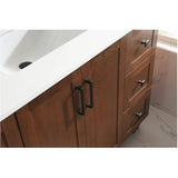 48" W x 22" D Madera Vanity with Quartz Stone Top - Rustic Wood