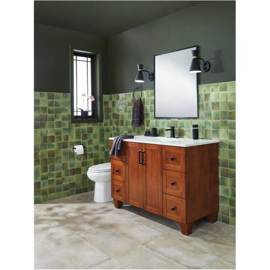 48" W x 22" D Madera Vanity with Quartz Stone Top - Rustic Wood