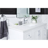 48" W x 22" D Soho Vanity with Quartz Stone Top - White