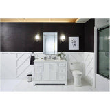 48" W x 22" D Soho Vanity with Quartz Stone Top - White