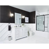 48" W x 22" D Soho Vanity with Quartz Stone Top - White