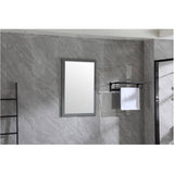 Soho Framed Rectangular Mirror - Graphite, 24" x 35"
