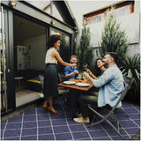 Flatweave Patio Rug - Kendall, 94" x 79"