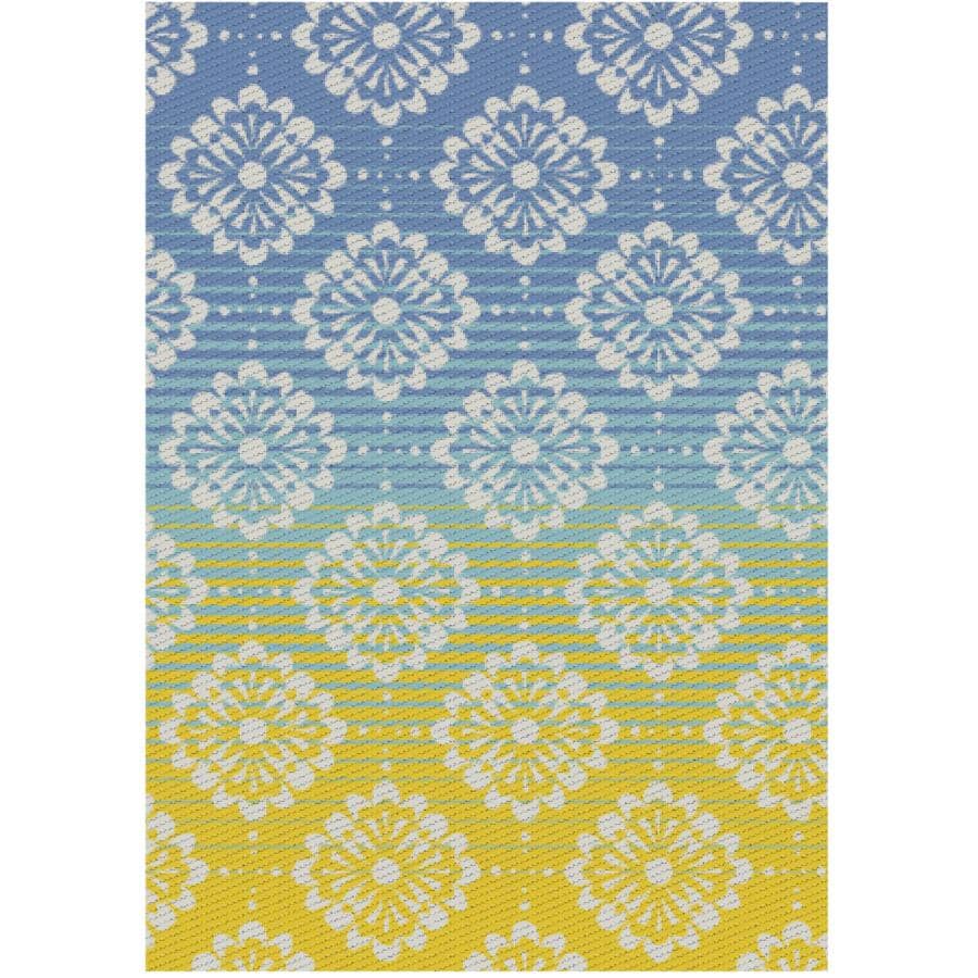 Pure Plastics Patio Rug - Villette, 98" x 71"