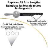 Universal Chrome Toilet Lever