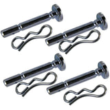 1/4" x 1-7/8" Shear Pins with Hitch Pins - 4 Pack