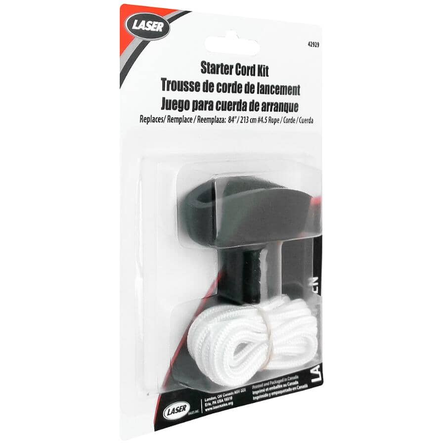 84" Lawn Mower Starter Rope, with Plastic Handle