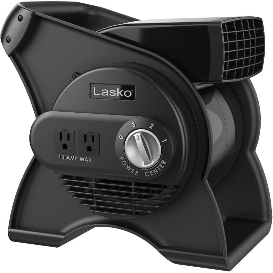Pivoting Blower Utility Fan - with 3 Speeds, Black