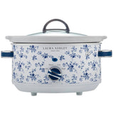 Blue China Rose Slow Cooker (VQ-SLW3CLLACR) - 3.7 Qt / 3.5 L