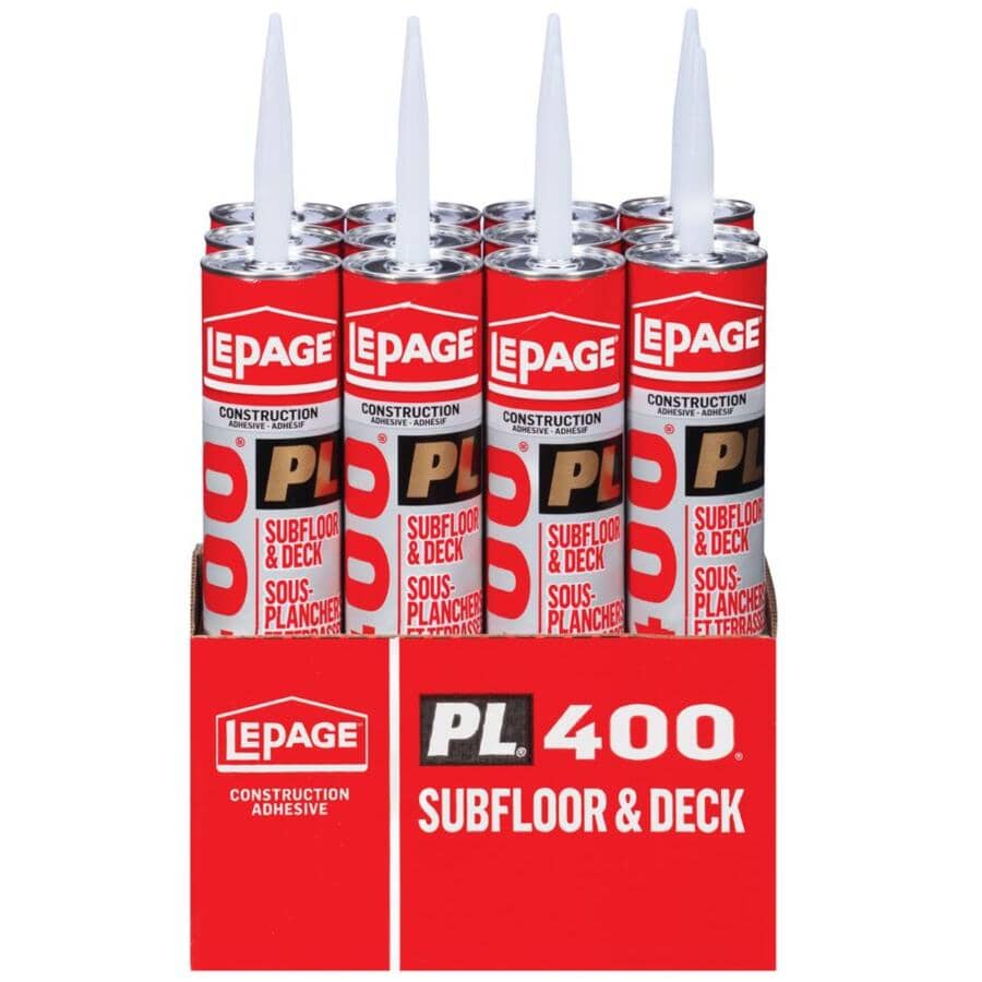 PL 400 Sub Floor & Deck Construction Adhesive - 825 ml