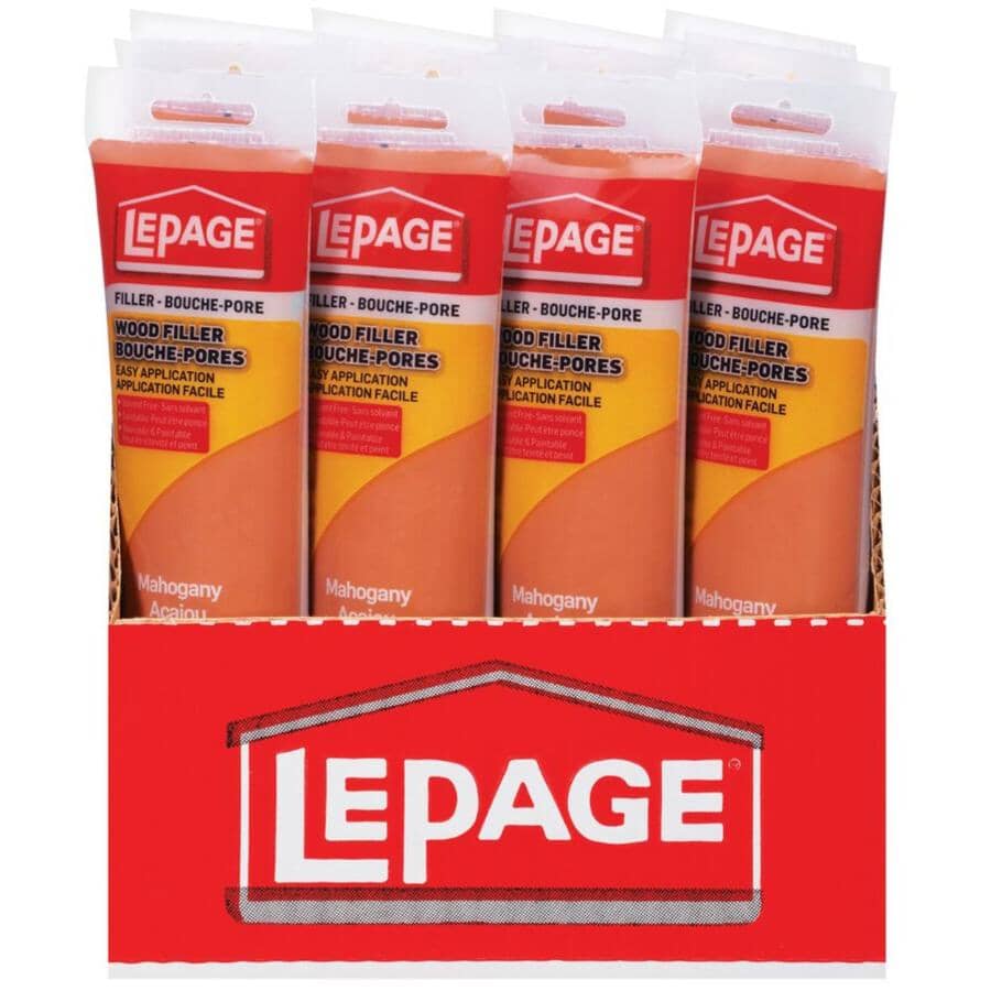 Tinted Wood Filler - Mahogany, 90 ml